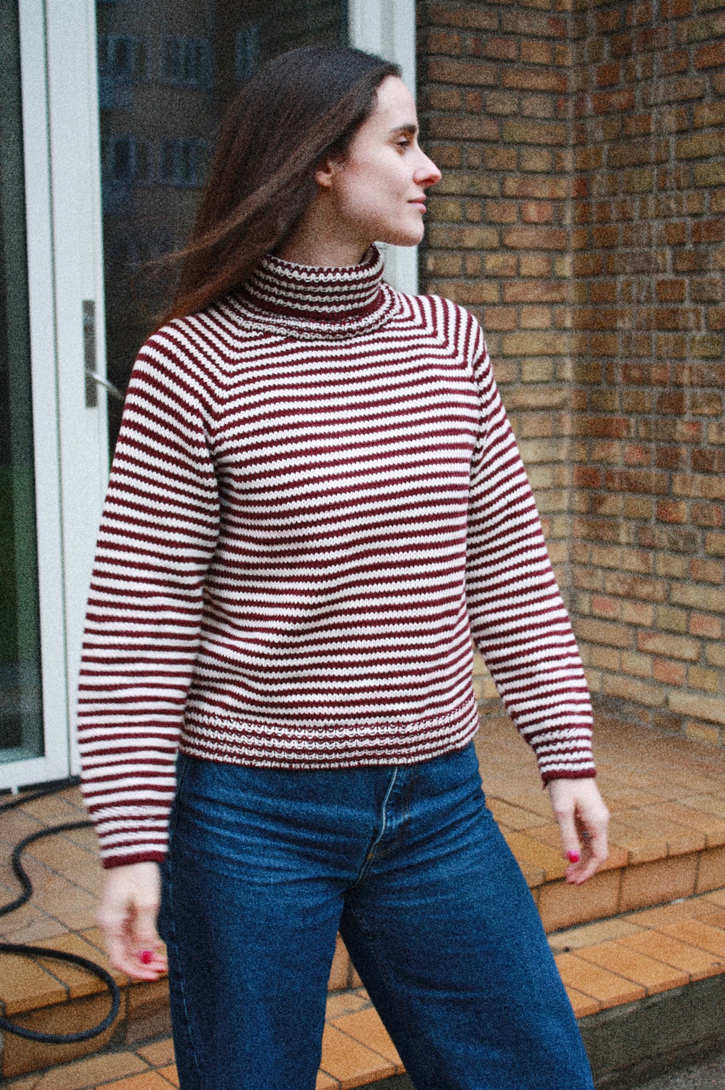Stripe Overload Turtleneck Knit Kit