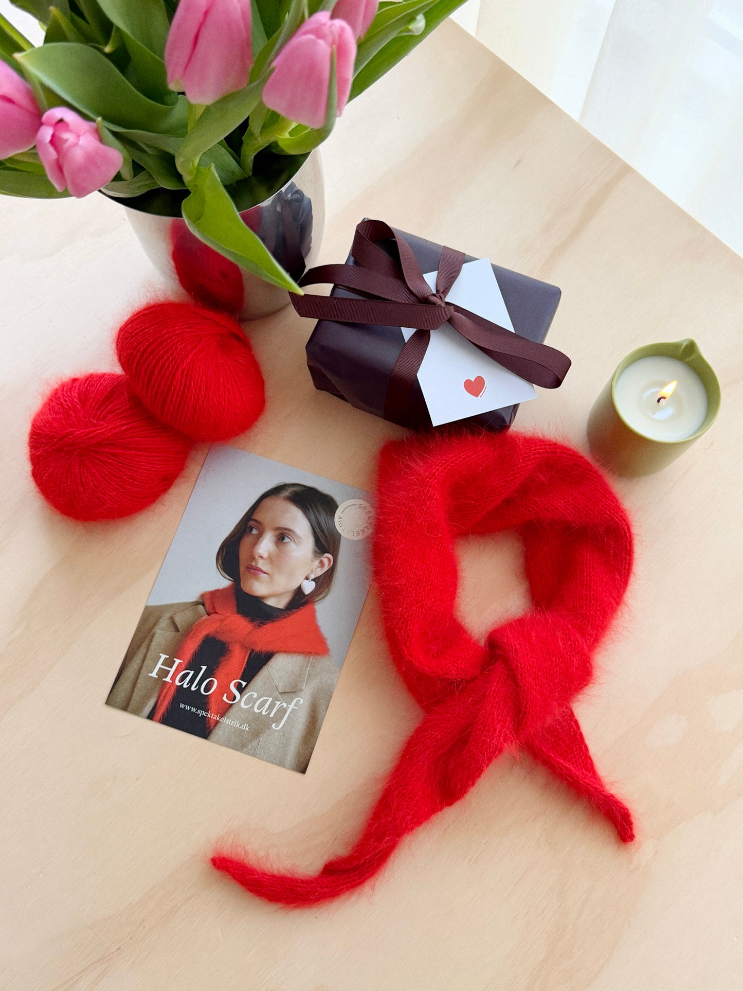 Valentine Halo Scarf Gift set