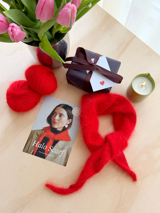 Valentine Halo Scarf Gift set