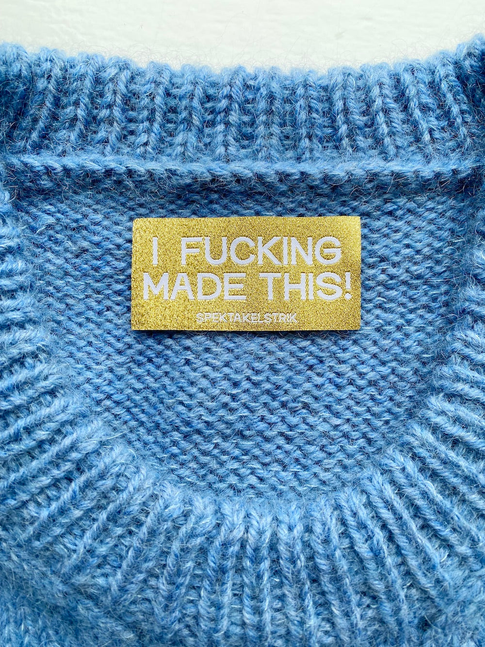 Label - I Fucking made this (Glitter Gold)